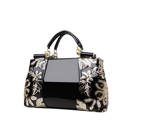 Rainbow Magic PU Leather Shoulder Handbag – Elegant & Versatile