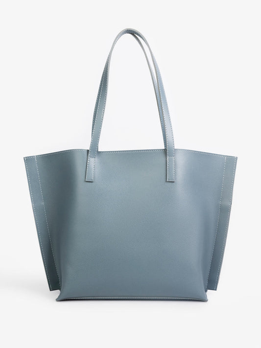 Minimalist Grey Canvas Tote Bag – Stylish & Eco-Friendly Everyday Carry